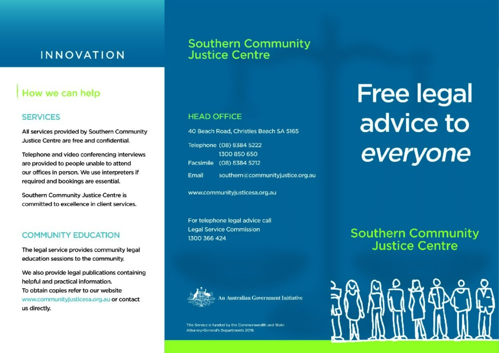 Southern-Community-Justice-Centre-brochure